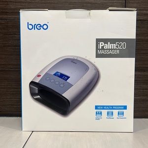 New Breo Electric Acupressure Palm Hand Finger Massager (IPALM520)